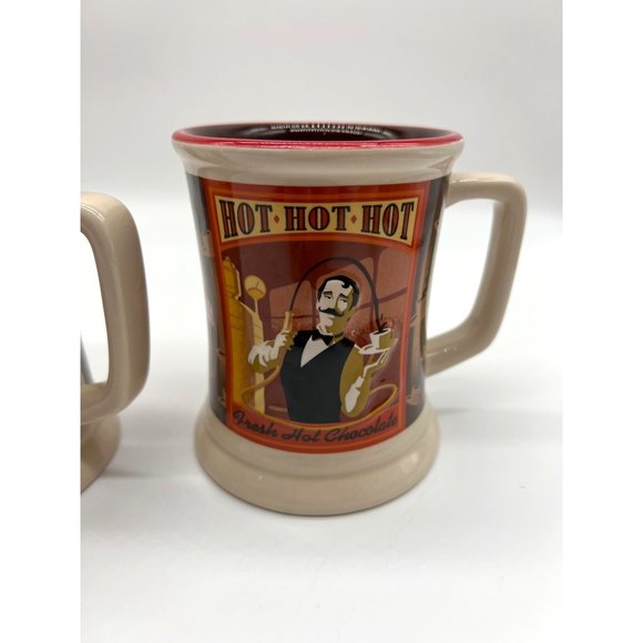 Christmas Polar Express 3D Style Mugs Hot Chocolate set of 2 - Picture 3 of 10